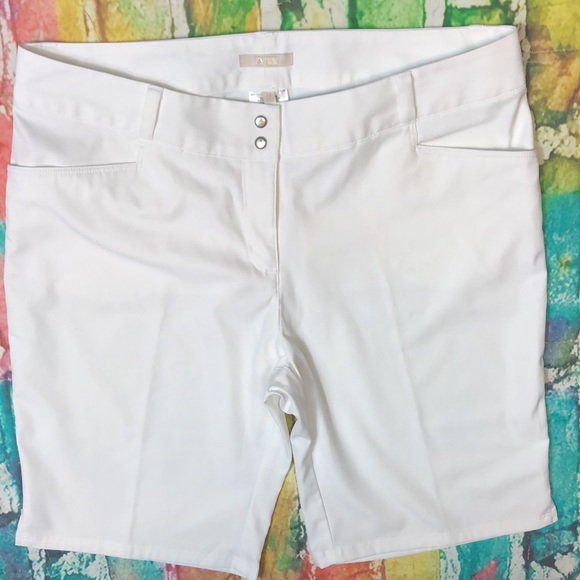 Adidas Performance White Golf Shorts - Picture 1 of 15